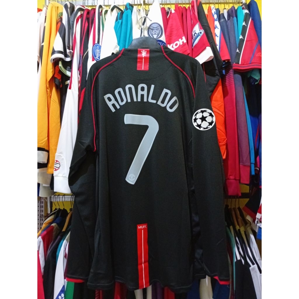 Jersey Bola Retro GO 2007 2008 Away RONALDO 7