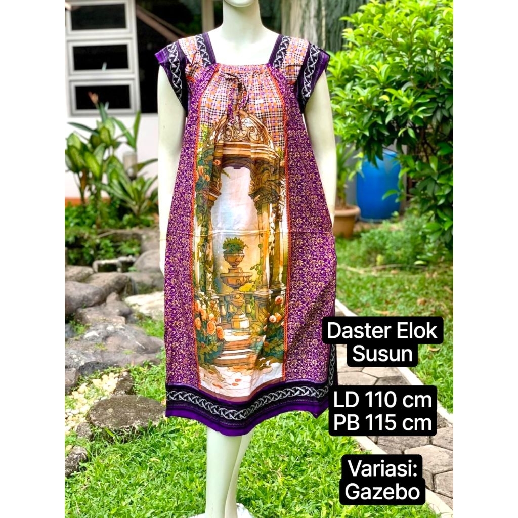 Daster Elok Tangan Susun Terbaru ( dst susun Elok)