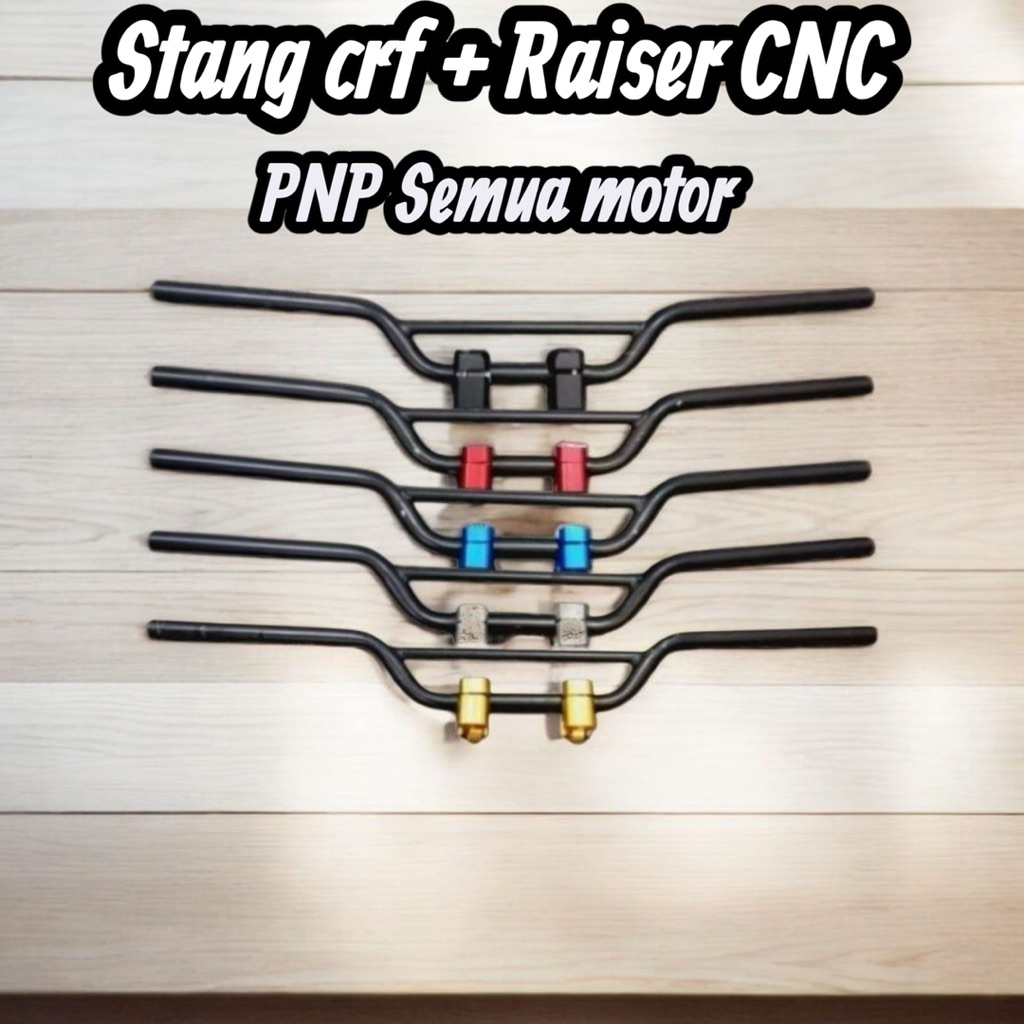 Stang stir CRF 150 L original include Raiser CNC Universal Motor Vixion CB150R King Verza KLX dII