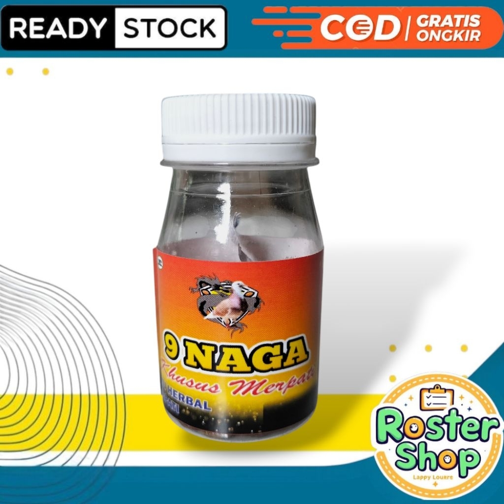 BEST SELLER Jamu Merpati Herbal 9 Naga 50 Butir - Khusus Manuver Giring Keket Stamina Dahsyat