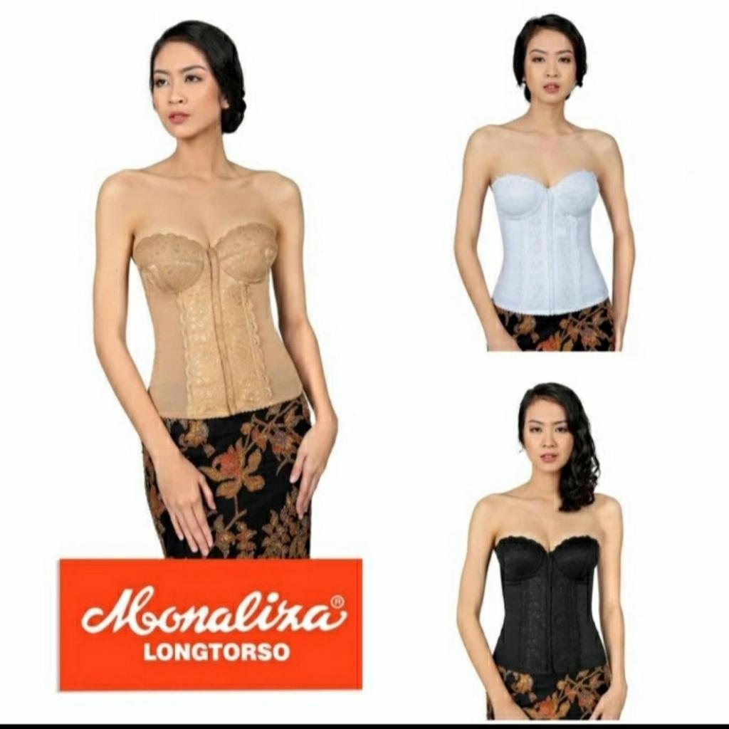 Longtorso Monalisa Satin Original PUSH UP CUP-NEW 100 % ASLI