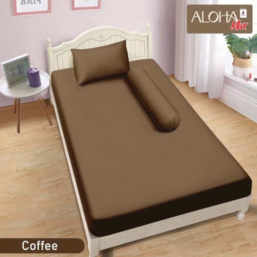 Sprei polos 100x200 / 120x200 T25 sprei aloha corak embos