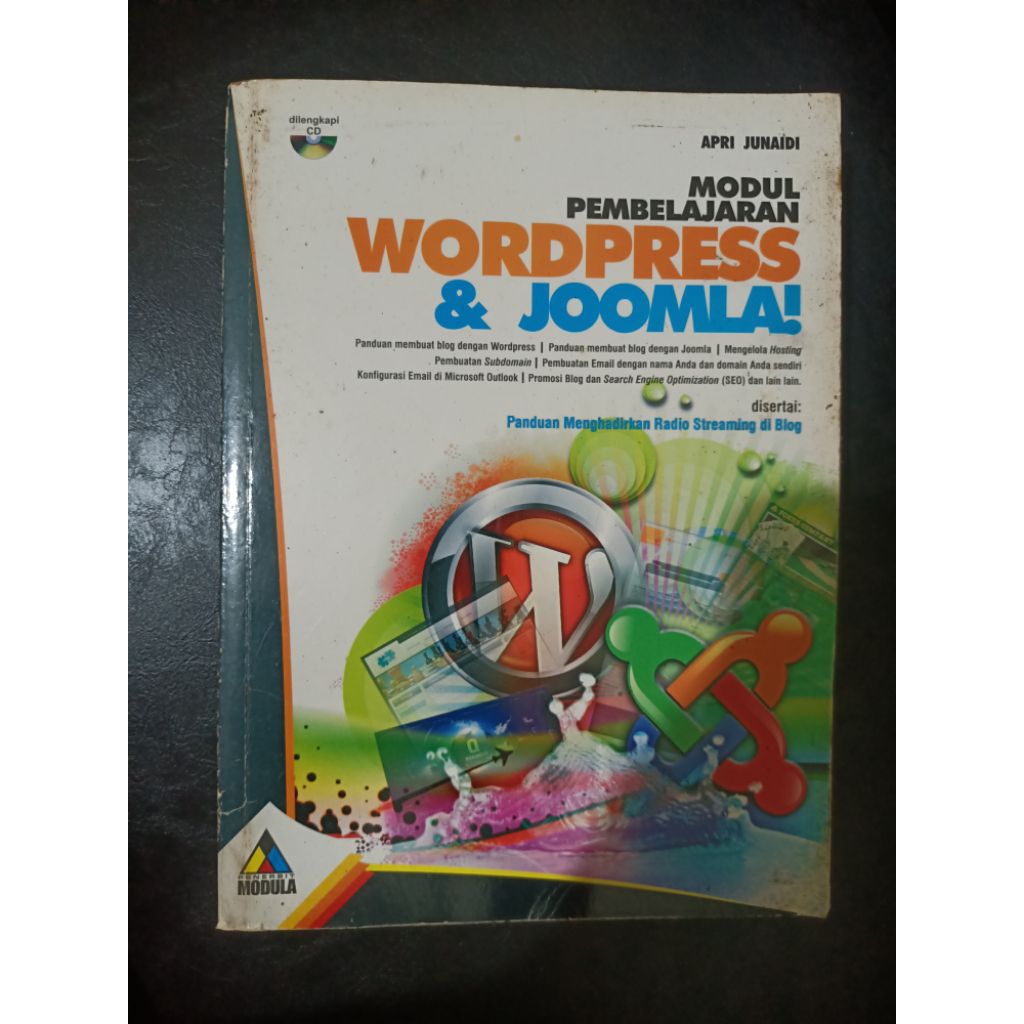 original buku modul pembelajaran Wordpress &Jomla