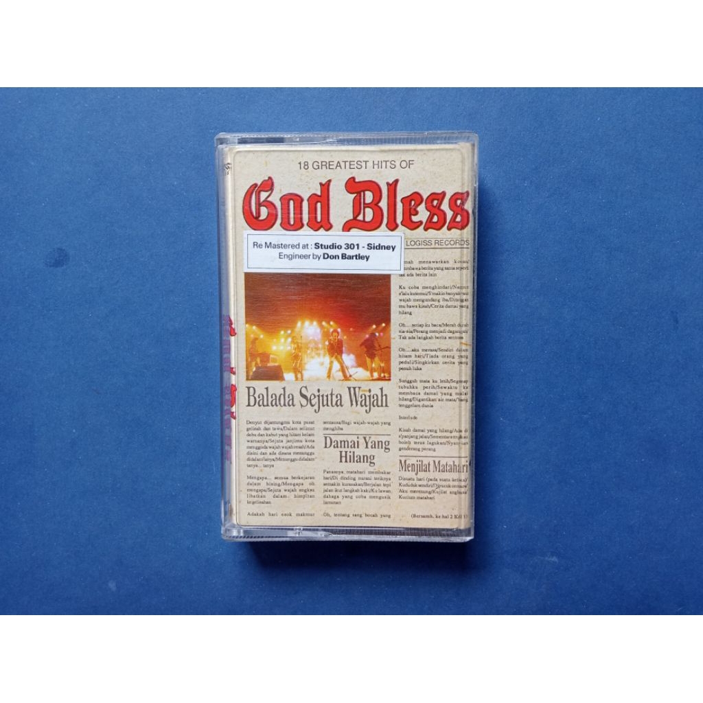 Kaset Pita 18 Greatest Hits Of God Bless Prod Logiss Records