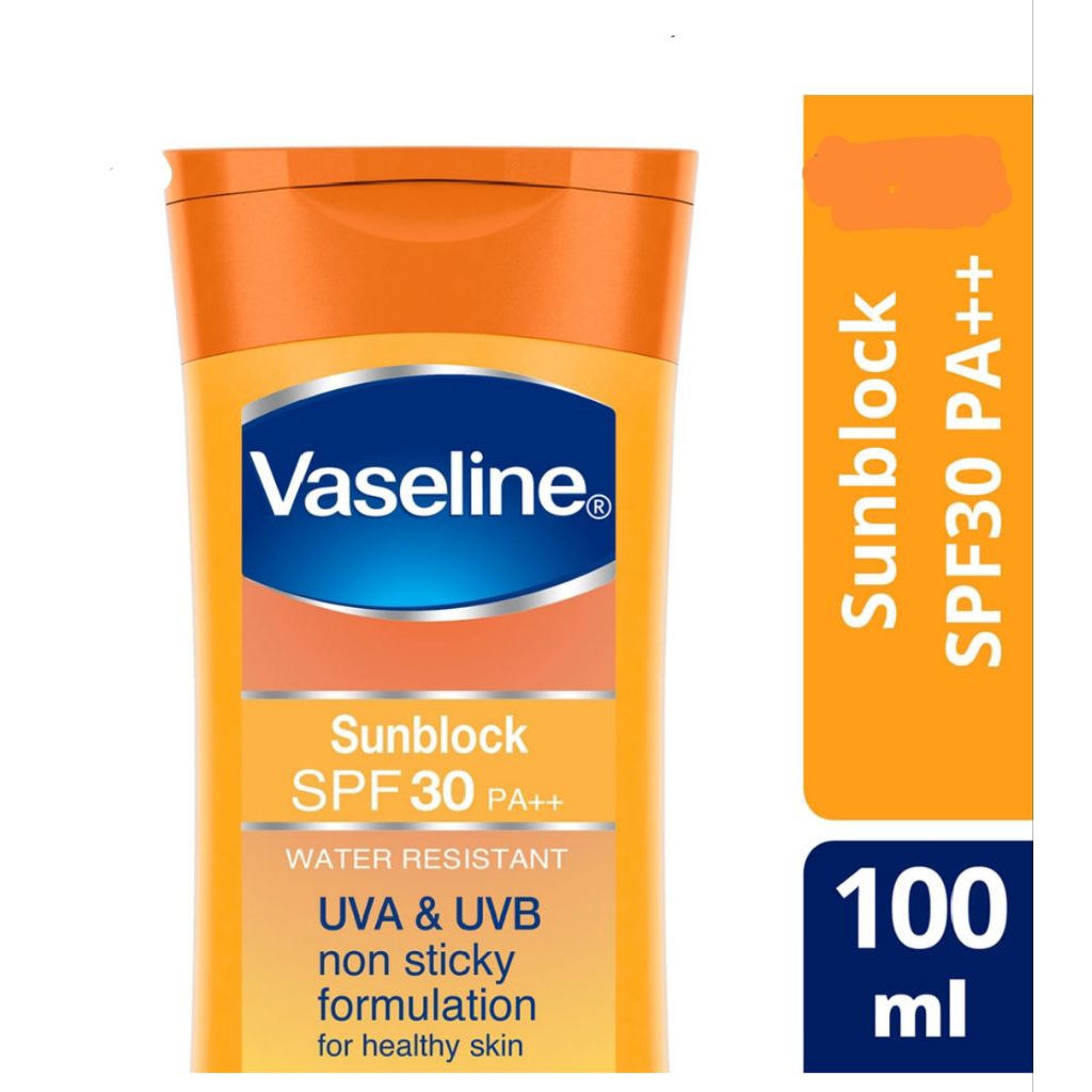 Vaseline sunblock
