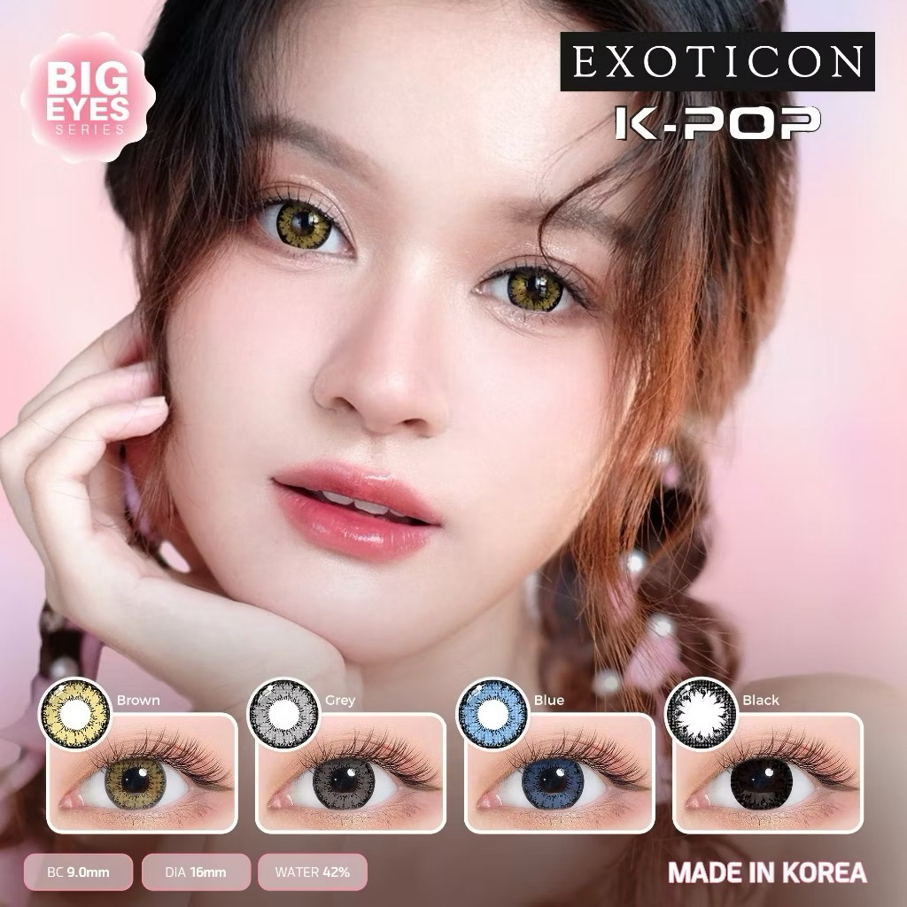 Softlens KPOP GRAY / BROWN / BLUE / BLACK / ASH / OCRE