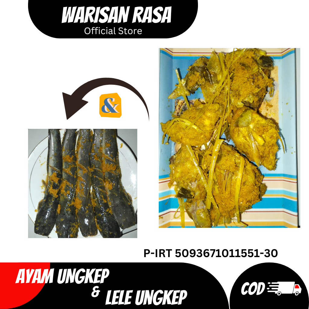 Paket Lauk Hemat Ayam Ungkep & Lele Ungkep Bumbu Kuning | Frozen Food Siap Goreng