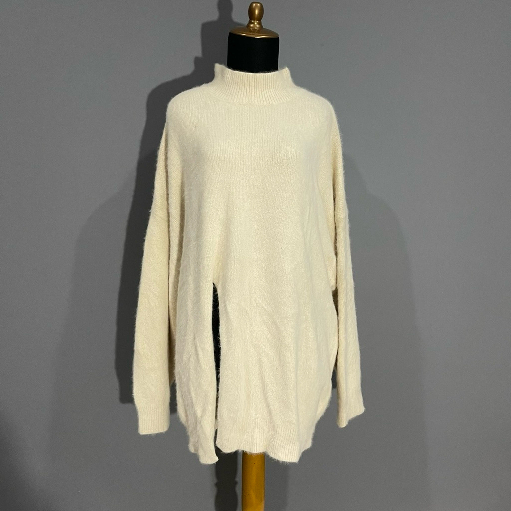 Baju knit sweater loose / baju rajut winter / baju musim dingin / baju bulu musim dingin / baju seou