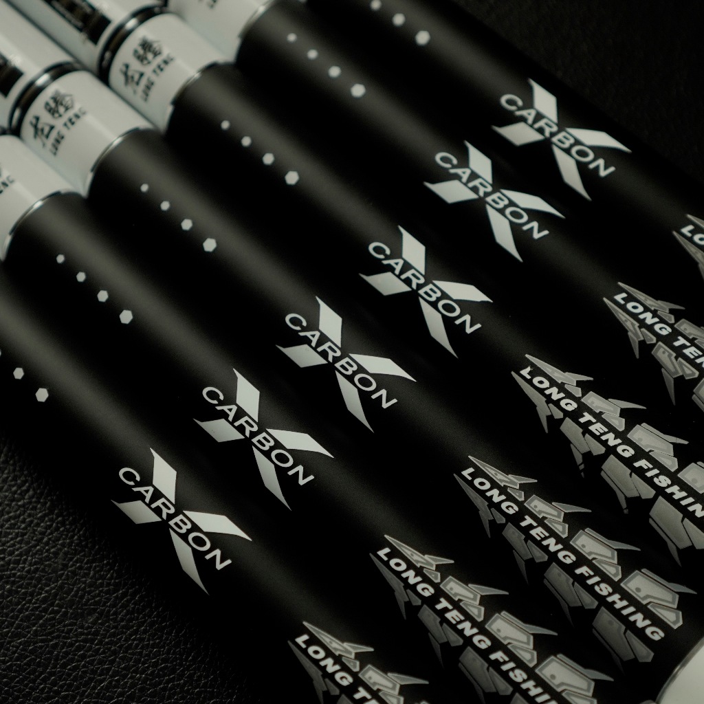 Joran Tegek Pancing Long Teng Hard Medium Kaku Kuat Ringan Hitam Ros Pendek