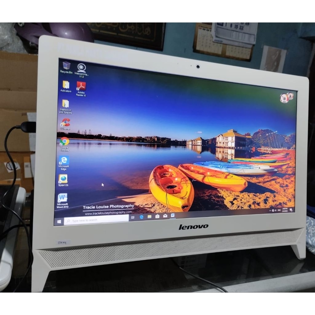 PC All in One Lenovo (Doubel Storage ) SSD 128gb + Hdd 500gb