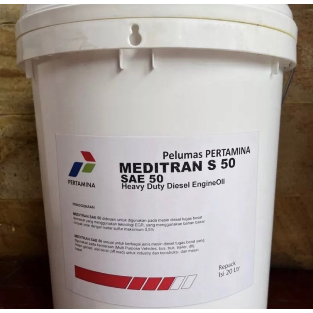 Oli Mesin Diesel PERTAMINA MEDITRAN S50 Pelumas Sae 50