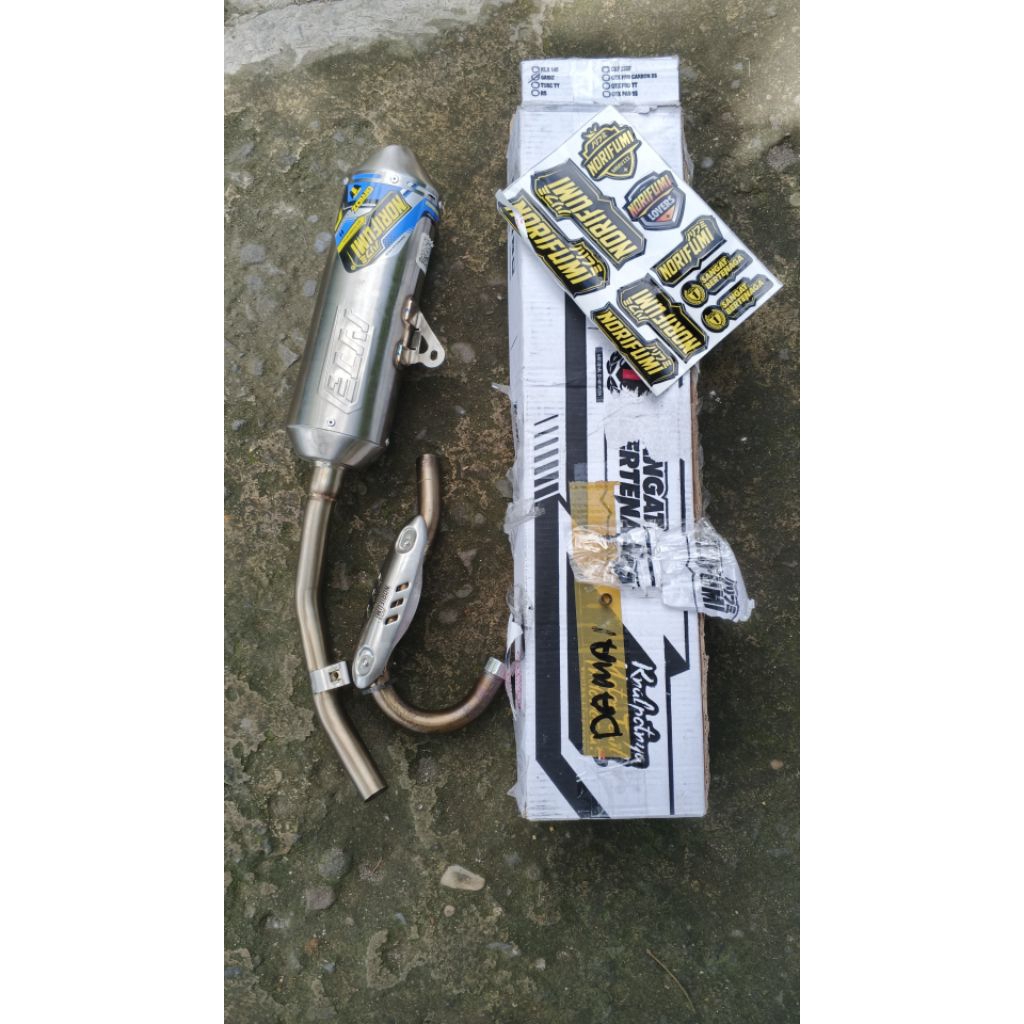 knalpot norifumi gridz PNP KLX/dt dtracker norifumi original