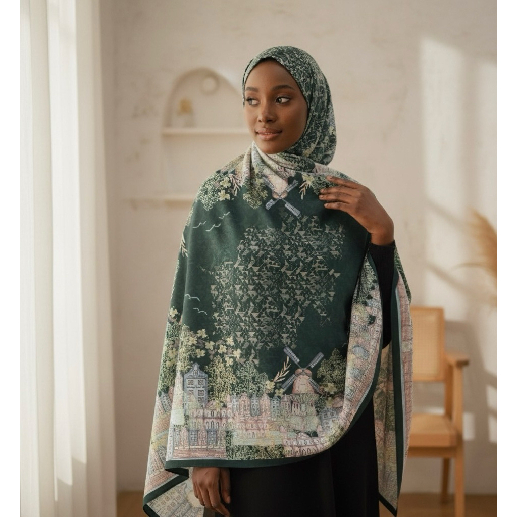 Signature Scarf Amsterdam Syari 140x140cm