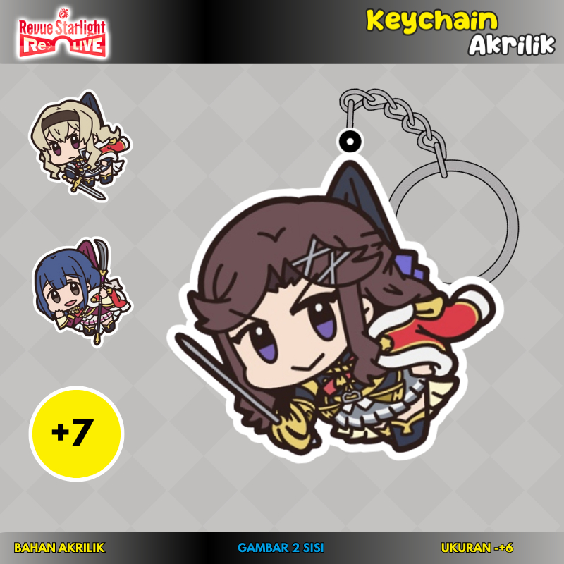 [Revue Starlight] Gantungan kunci & strap handphone full akrilik karakter Maya Tendo anime Revue Sta