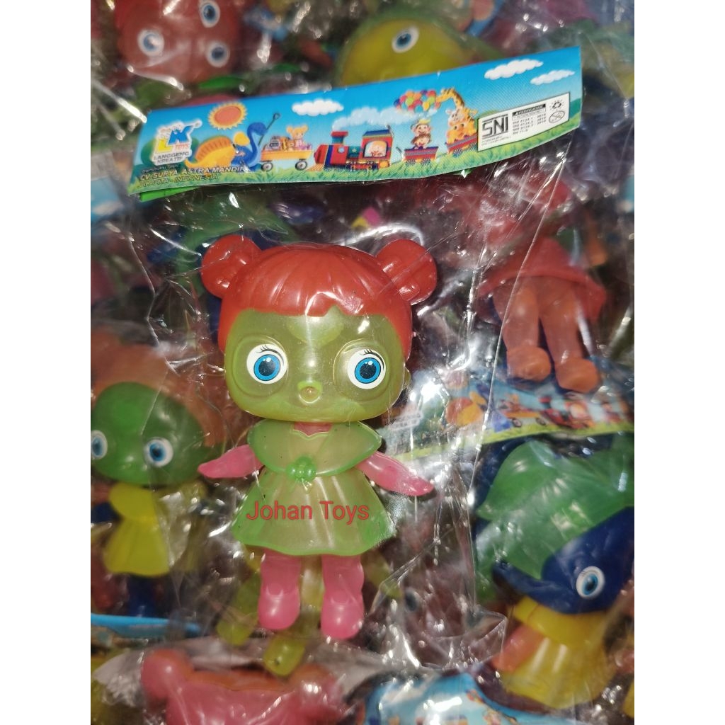 100 PCS BONEKA LOL PLASTIK KEMASAN WARNA WARNI