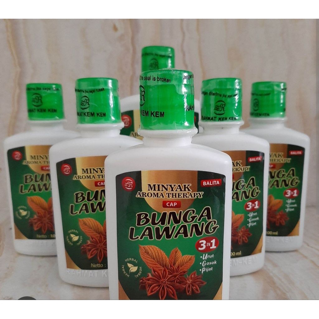 minyak aromaterapi cap bunga lawang 100 ml untuk balita