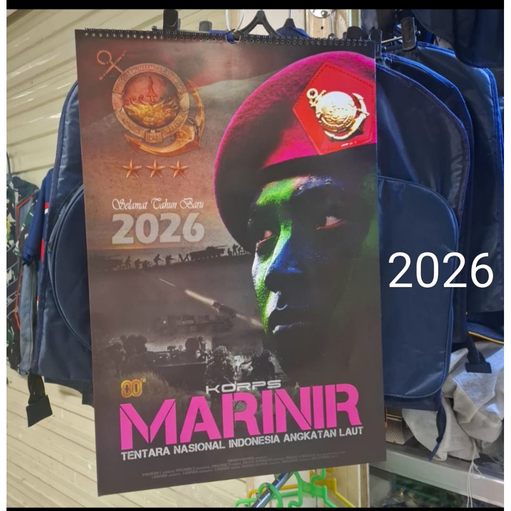 KALENDER MARINIR 2026/KALENDER TNI 2026/KALENDER KOARMADA ll/KALENDER TNI AL