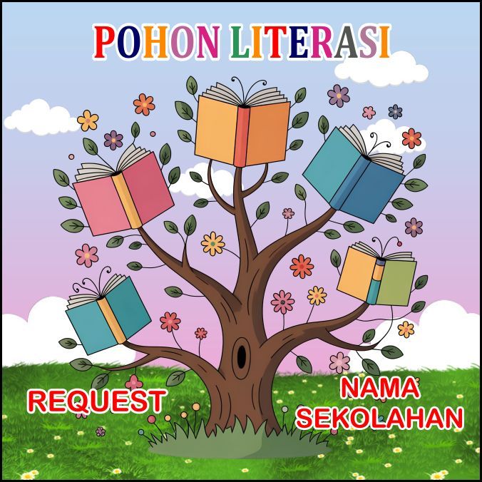 POHON LITERASI PAJANGAN DINDING