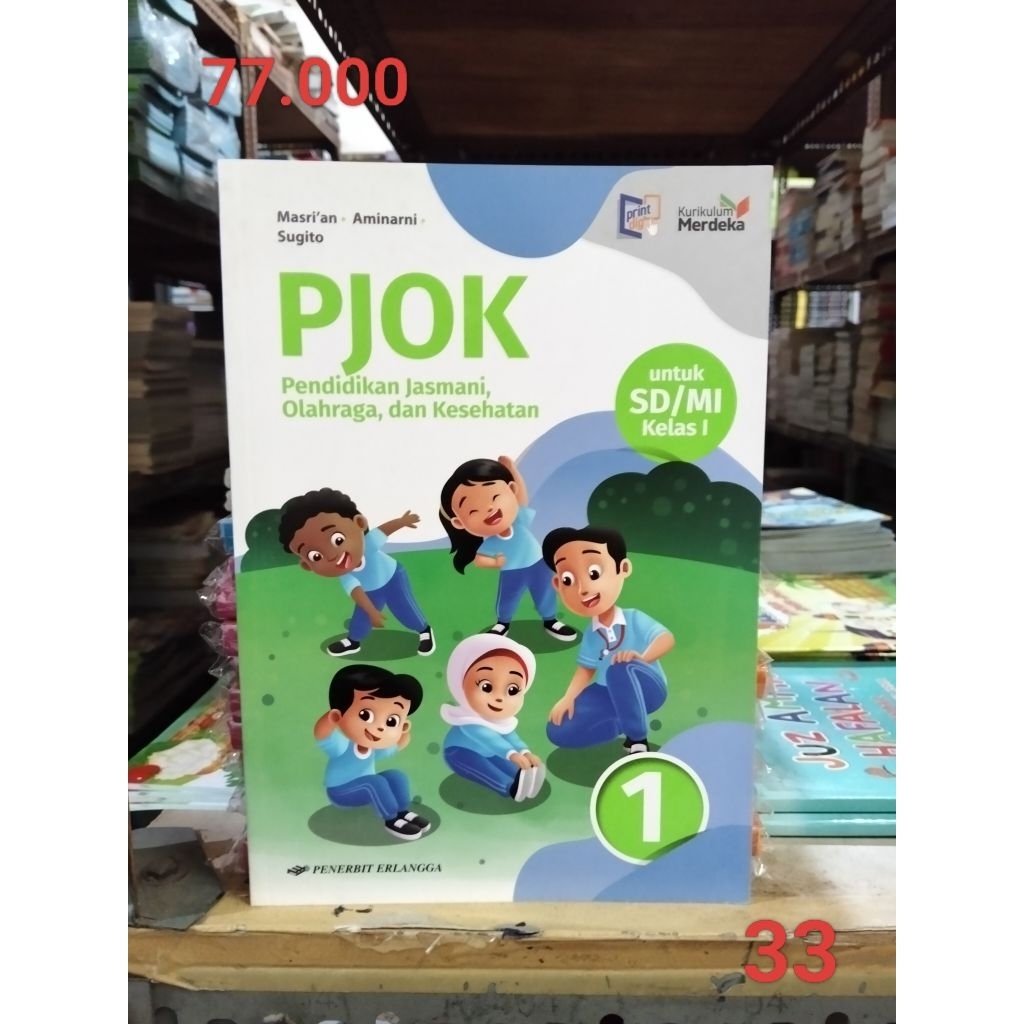 PJOK pendidikan jasmani olahraga dan kesehatan SD kls 1 kurikulum merdeka masrian