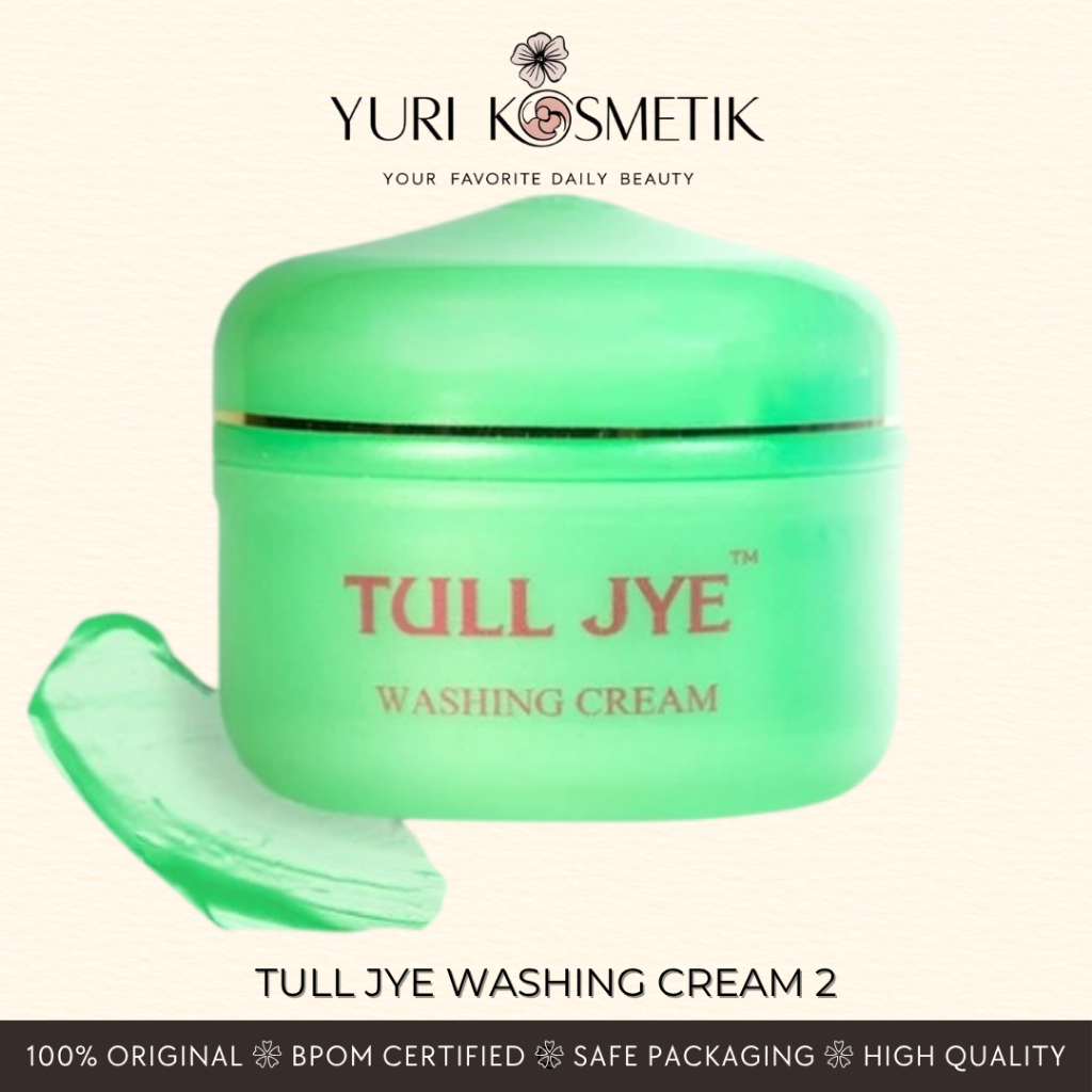 Tull Jye Washing Cream 2 100gr (Hijau) Yuri Kosmetik