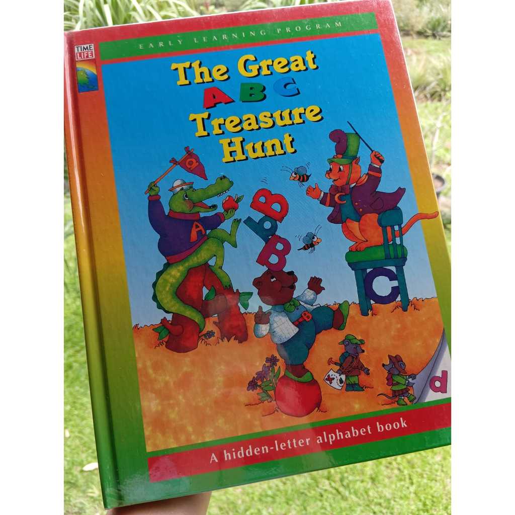Time Life Early Learning Program The Great ABC Treasure Hunt A hidden-letter alphabet Book (HC) Buku