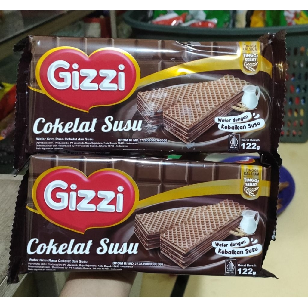 Gizzi Wafer Coklat 122gr Harga Promo
