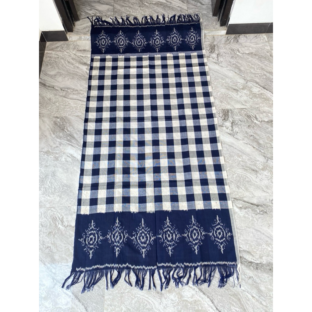 Saput bali motif poleng- kain saput bali- saput blangket putra bali