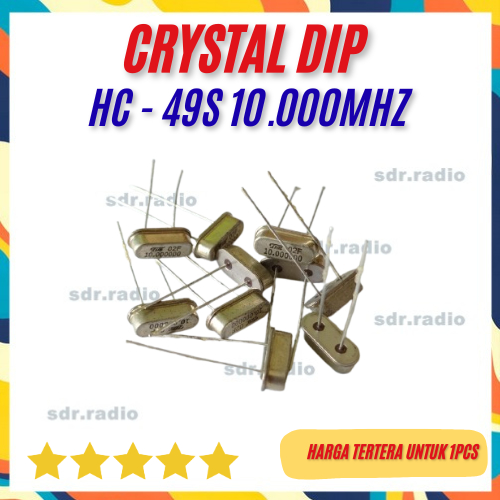 Crystal Dip 49S 10.000Mhz 10,000Mhz 10.000 Mhz 10,000 Mhz