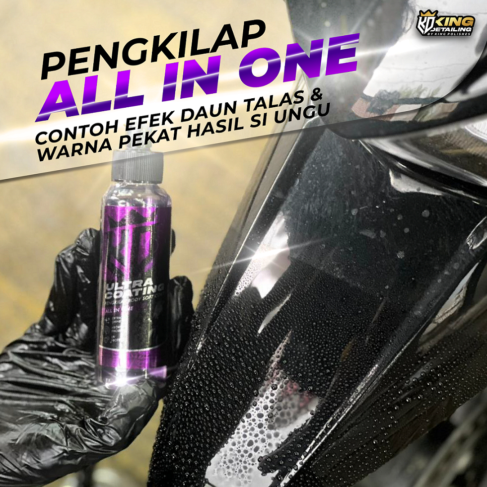 BestPromo Coating Motor Ekonomis - King Polishes Ultra Coating Pengkilap Mobil Motor Semi Coating