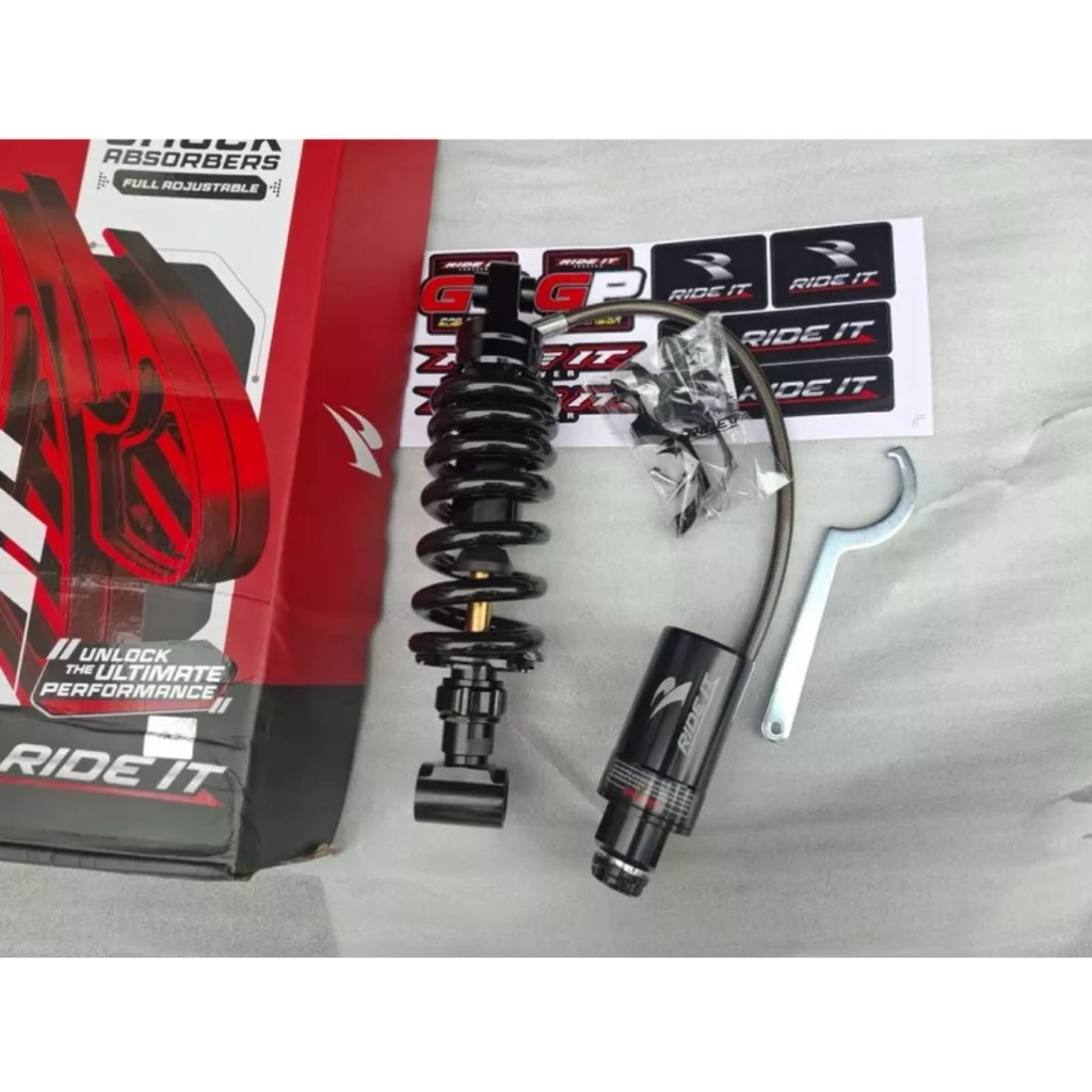 Shock monoshcok tabung RIDE IT GP 103 fleksible as Gold Byson mt25 R 25