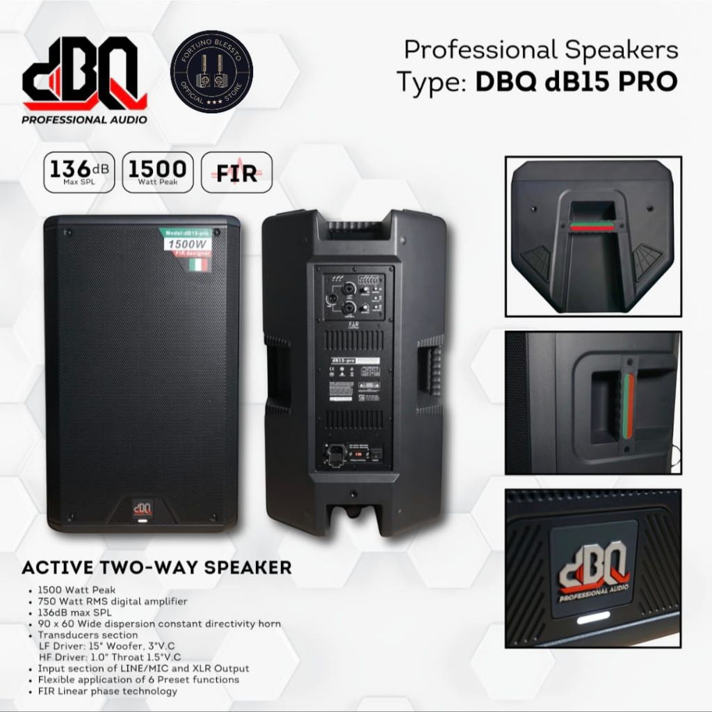 Speaker aktif DBQ DB 15 PRO Original