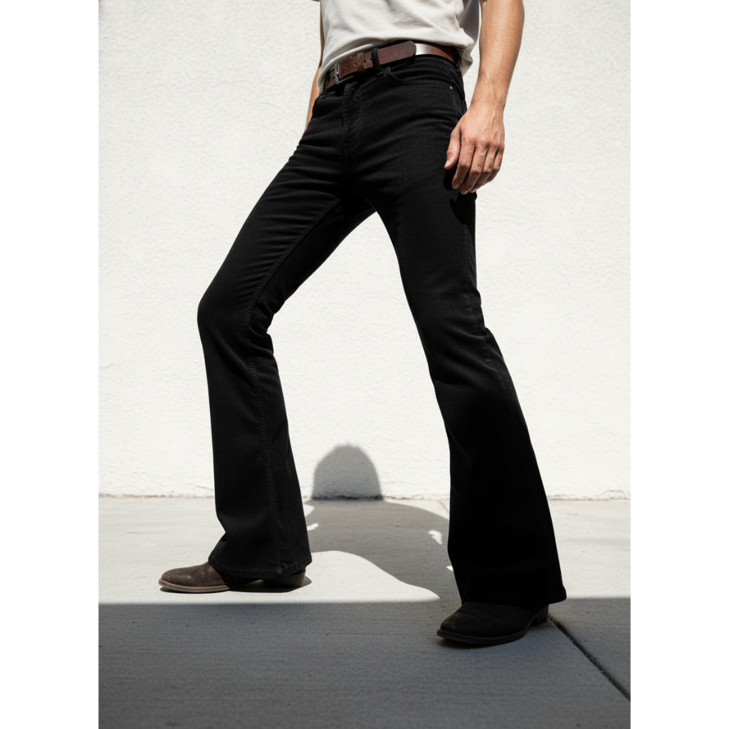 celana jeans cutbrray panjang jeans pria semi cutbray black jeans hitam cutbray pria