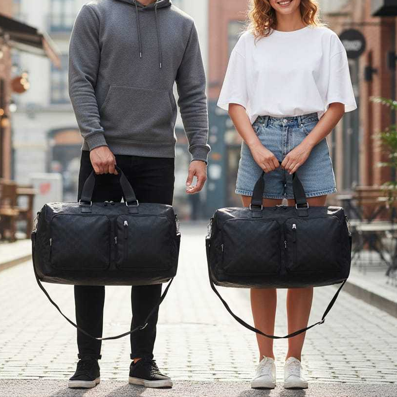 GudangTas T7101 TRAVEL BAG MOTIF TAS PAKAIAN TAS JINJING