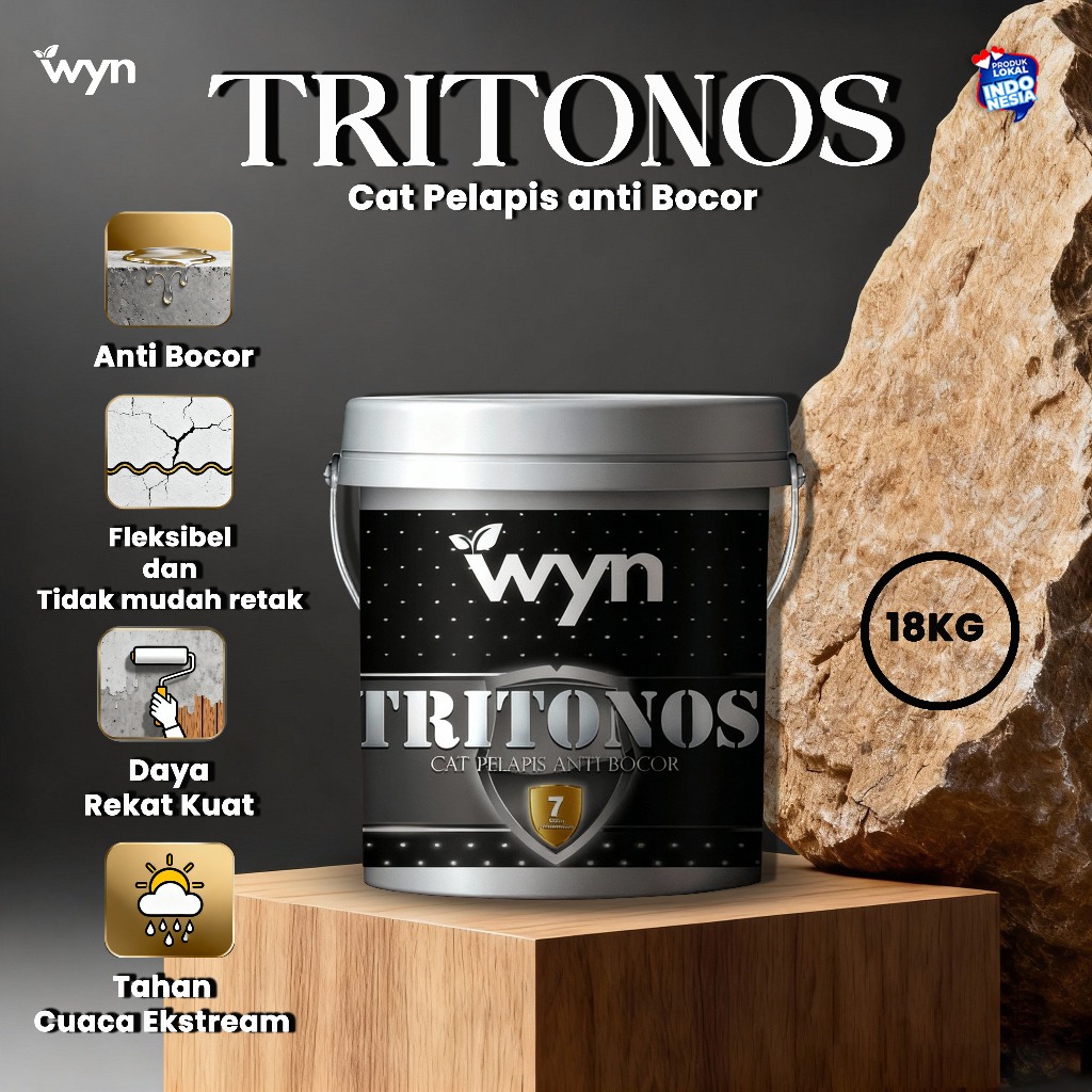 WYN Tritonos Cat Tembok Waterproof - Waterbased Paint 18 KG