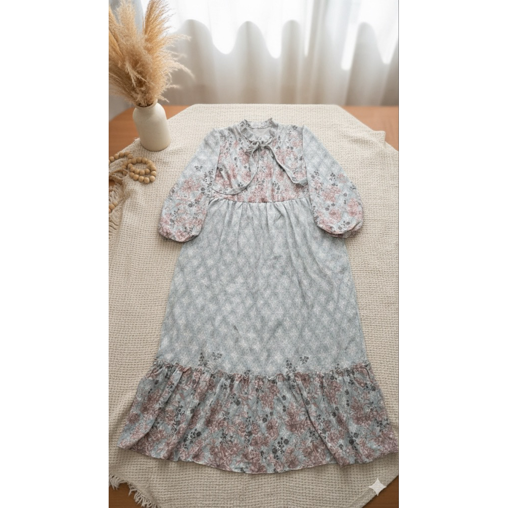 Baru - Gamis Wanita  Bunga YURI