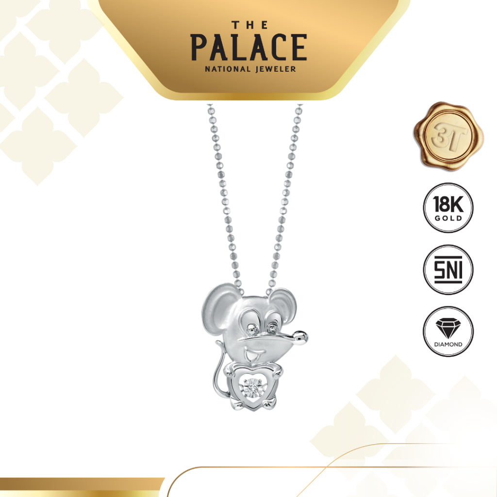 The Palace DJ Liontin Animal Mouse (hanya liontin tidak termasuk kalung)
