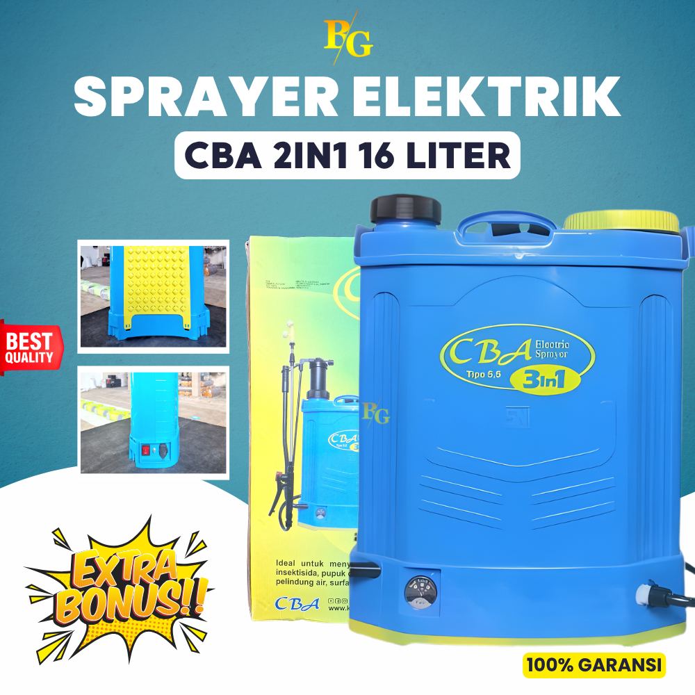 TERMURAH Sprayer Electric CBA tipe 5.5 elektrik + manual 16 Liter 3in1