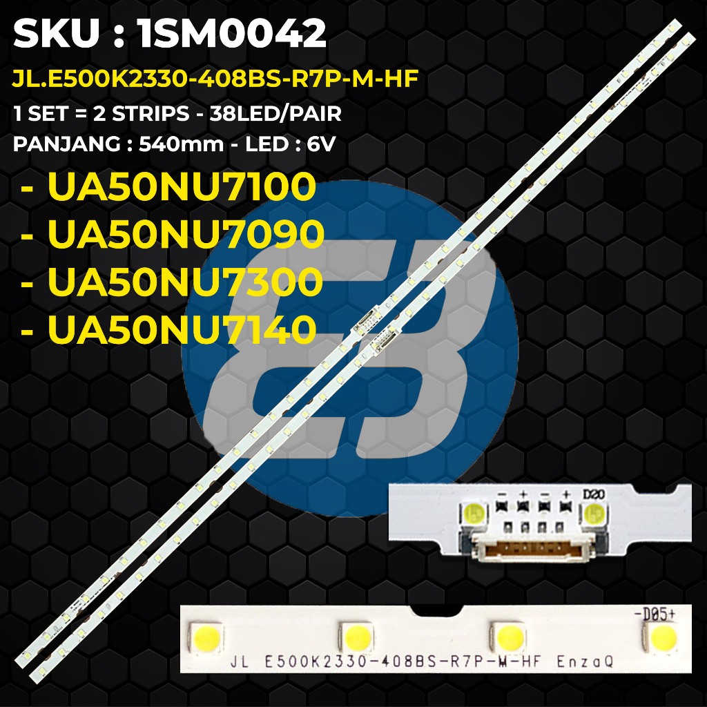 BACKLIGHT TV SAMSUNG 50 Inch UA50NU7100 UA50NU7090 UA50NU7020 UA50NU7300 JL.E500K2330-408BS-R7P-M-HF