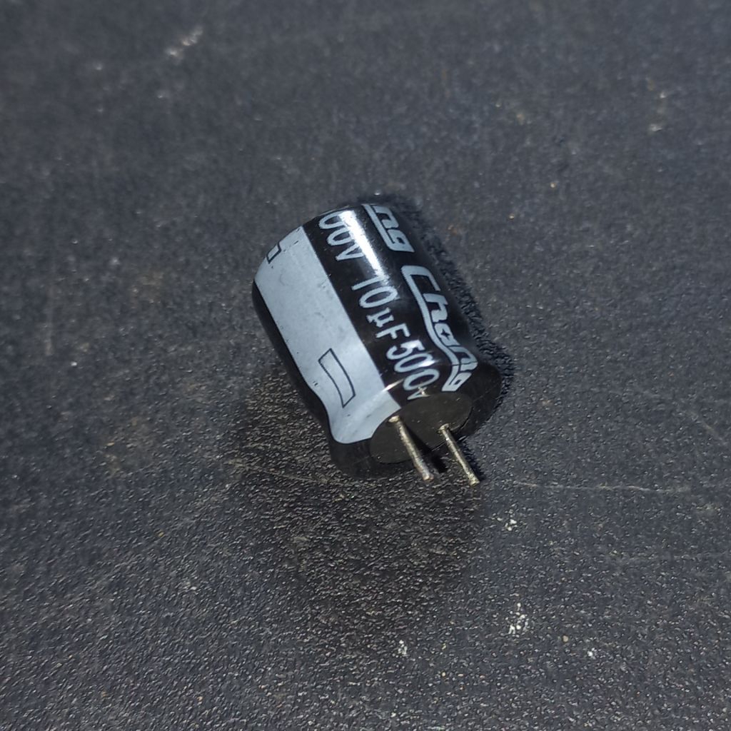 elko 10uf 500v original taiwan elco 10uf/500v 10u 500volt module inverter kulkas kapasitor 1