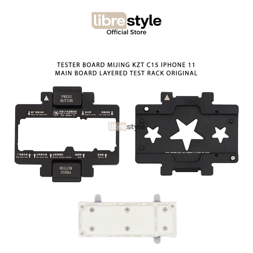 MIJING KZT C15 Tester Board – iPhone 11 Main Board Layered Test Rack Original