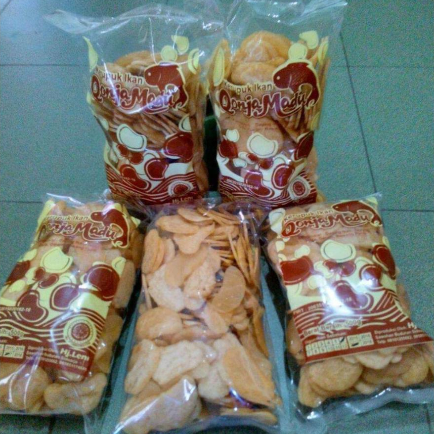 KERUPUK UDANG MENTAH QONJAMADU KHAS SIDOARJO
