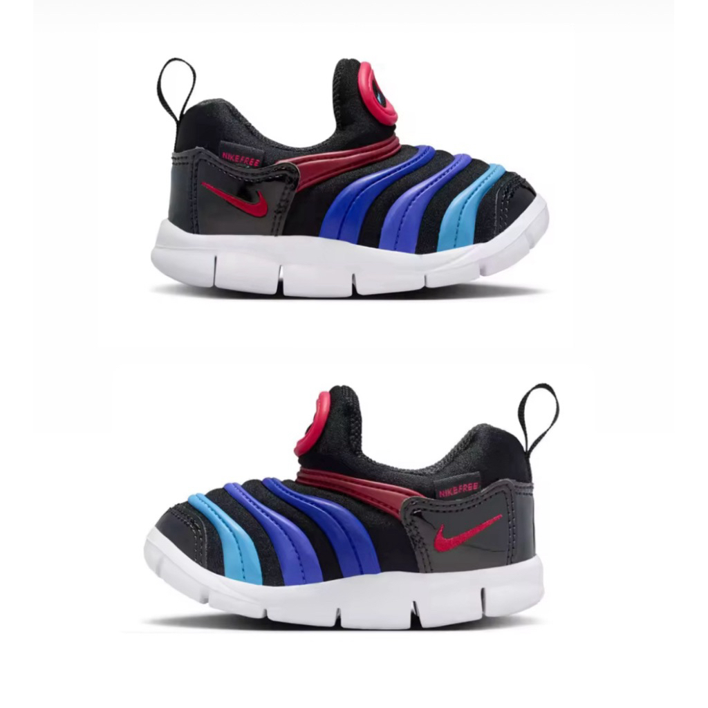 Sepatu dynamo free black/red/blue