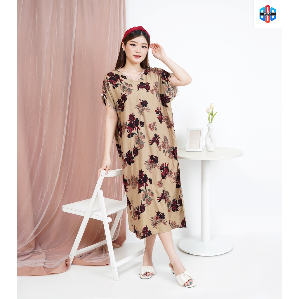 Daster Rayon jumbo busui kekinian ld 110 - 130