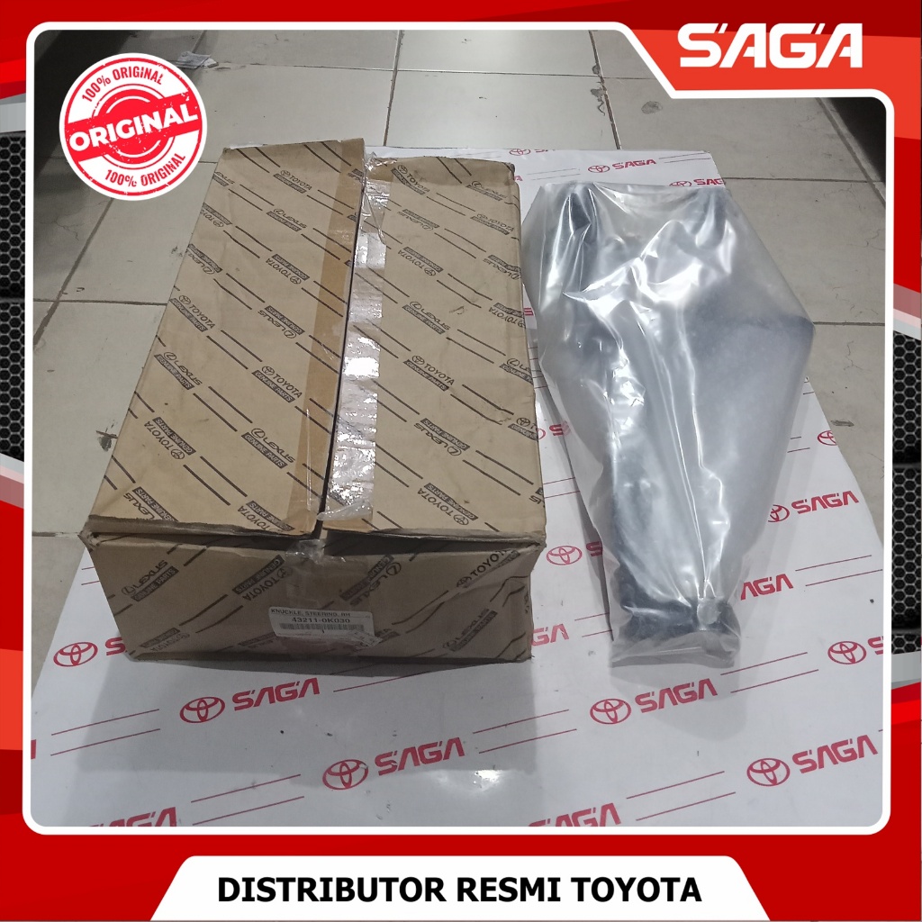 SAGA | Steering KNUCKLE Kenakel Knakel KANAN/KIRI  ORI FORTUNER HILUX 43211-0K030 / 43212-0K030