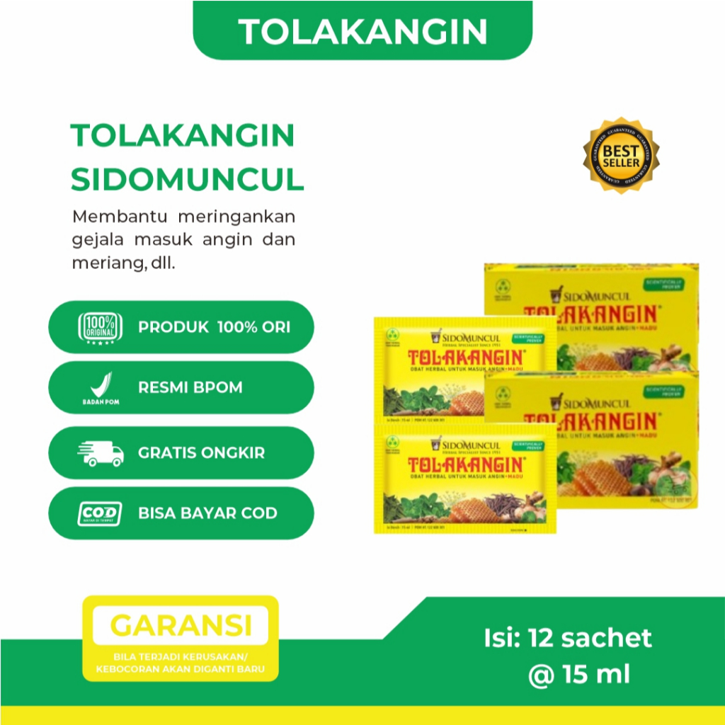 TOLAK ANGIN CAIR ISI 12 TOLAK ANGIN 1 BOX TOLAK ANGIN BATUK TOLAK ANGIN CAIR