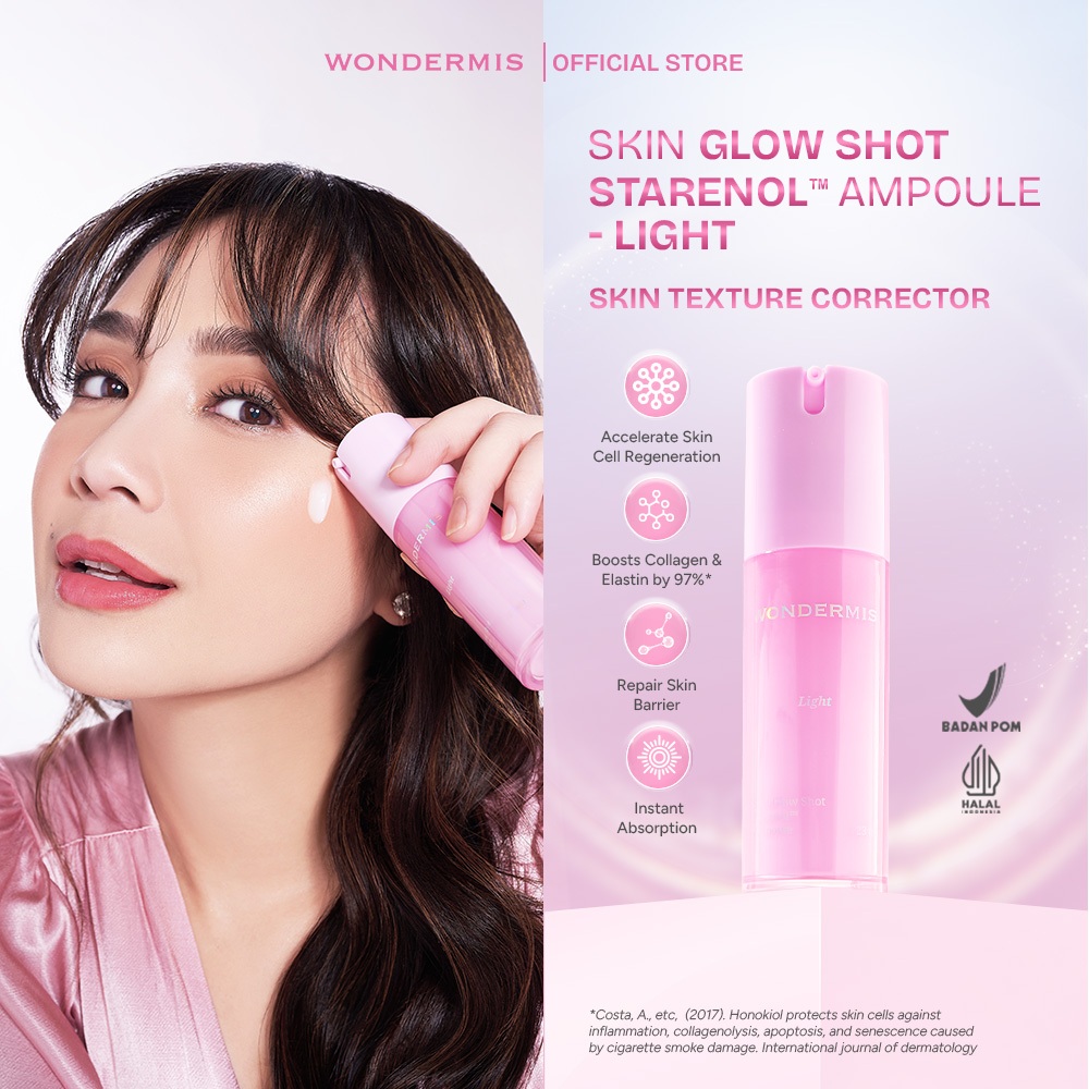 WONDERMIS Skin Glow Shot Starenol™ Ampoule - Light 22 ml Exfoliating Brightening Anti Aging Anti Acn