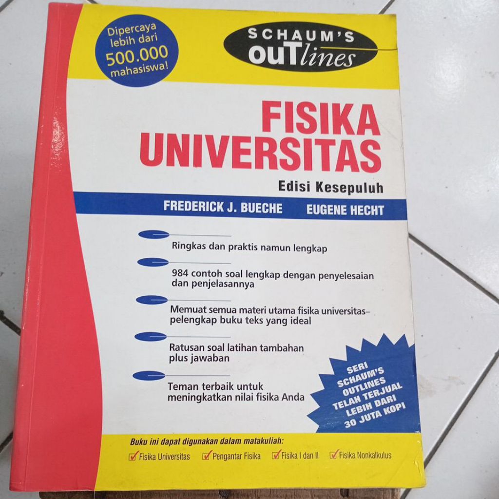 BUKU FISIKA UNIVERSITAS ED 10 ORIGINAL SECOND