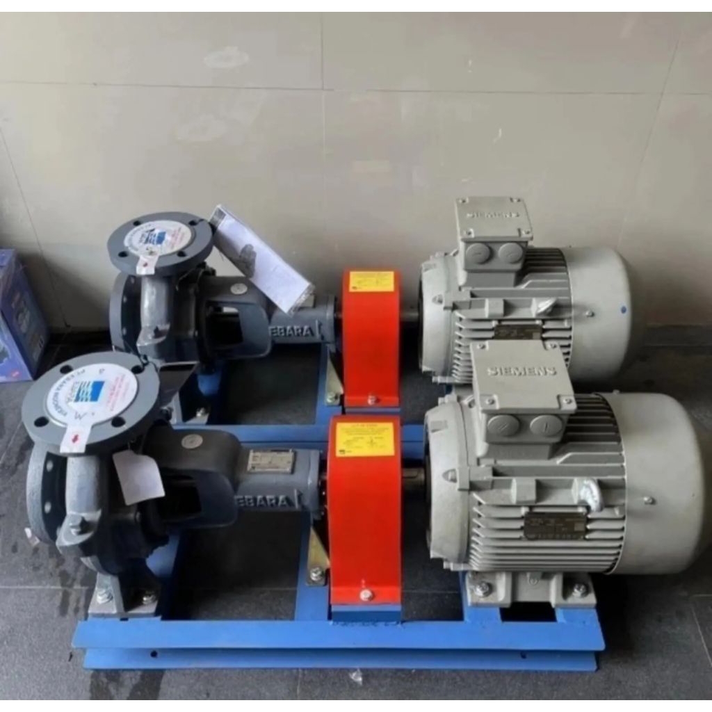 Pompa Centrifugal EBARA 100x80 FSH Motor YUEMA 4KW 5.5HP 380V