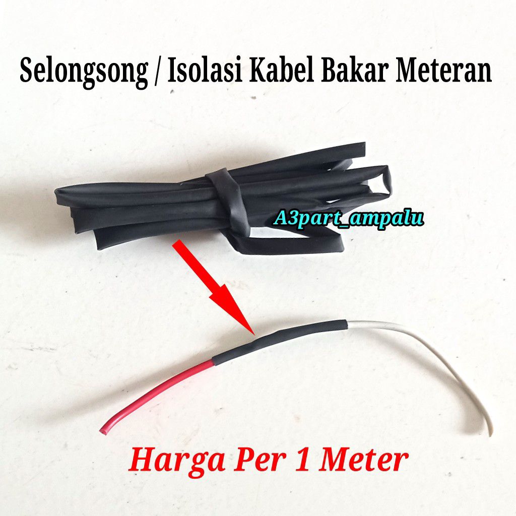 Isolasi Kabel Bakar Meteran Selongsong Pelindung Sambungan Kabel Meteran