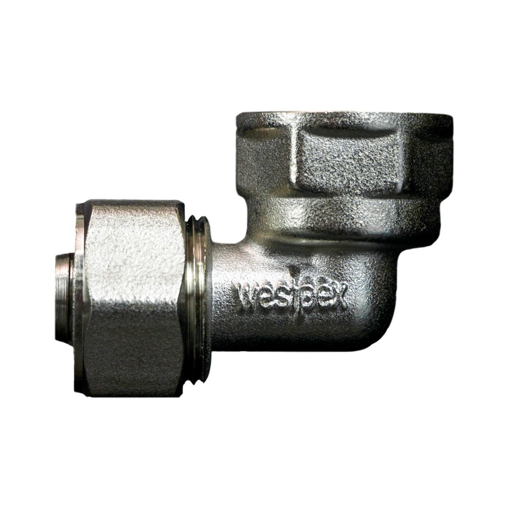 Westpex Elbow Female Cooper 16 Westpex Hot Water L16 1/2 F untuk Sistem Pipa Panas dan Dingin